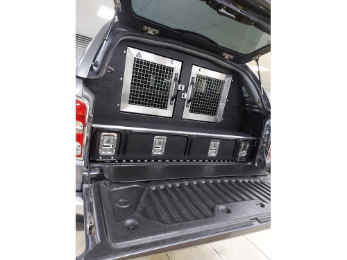 Pickup Gate Front with double drawer system